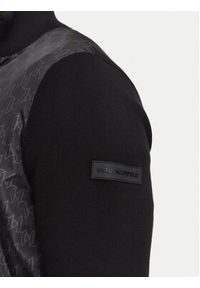 Karl Lagerfeld - KARL LAGERFELD Bluza 655014 561303 Czarny Regular Fit. Typ kołnierza: dekolt w karo. Kolor: czarny. Materiał: wiskoza #3