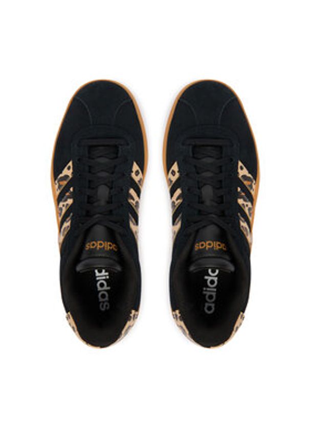 Adidas - adidas Sneakersy Vl Court Bold KJ0295 Czarny. Kolor: czarny. Materiał: skóra, zamsz