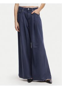 BOSS Jeansy Slouchy 50552533 Granatowy Wide Leg. Kolor: niebieski #1