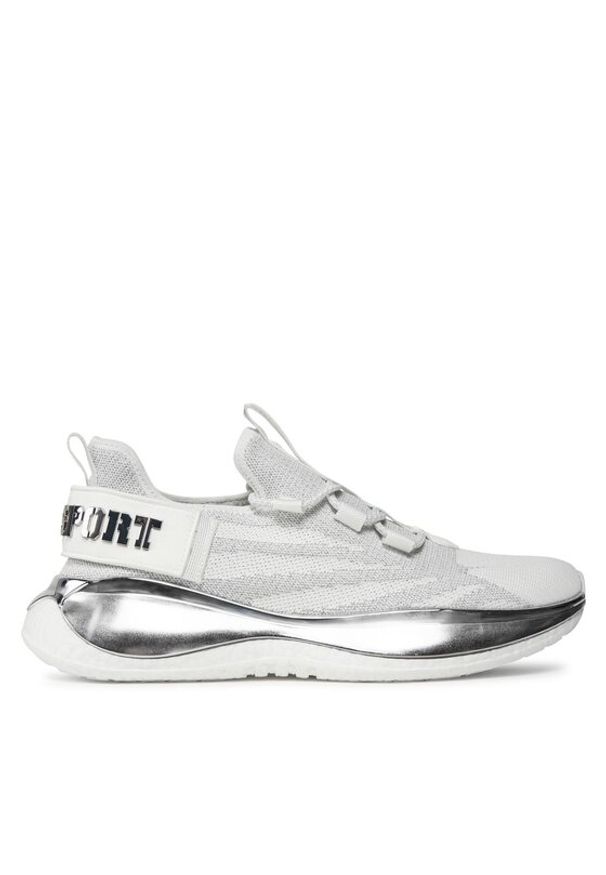 Plein Sport Sneakersy The Bubble Gen.X.02 Tiger FACS USC0432 STE003N Biały. Kolor: biały. Materiał: materiał