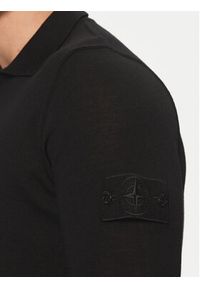 Stone Island Sweter 8115571FC Czarny Regular Fit. Kolor: czarny. Materiał: wełna #5