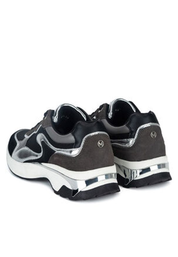 MEXX Sneakersy MI001008943W Czarny. Kolor: czarny. Materiał: zamsz, skóra