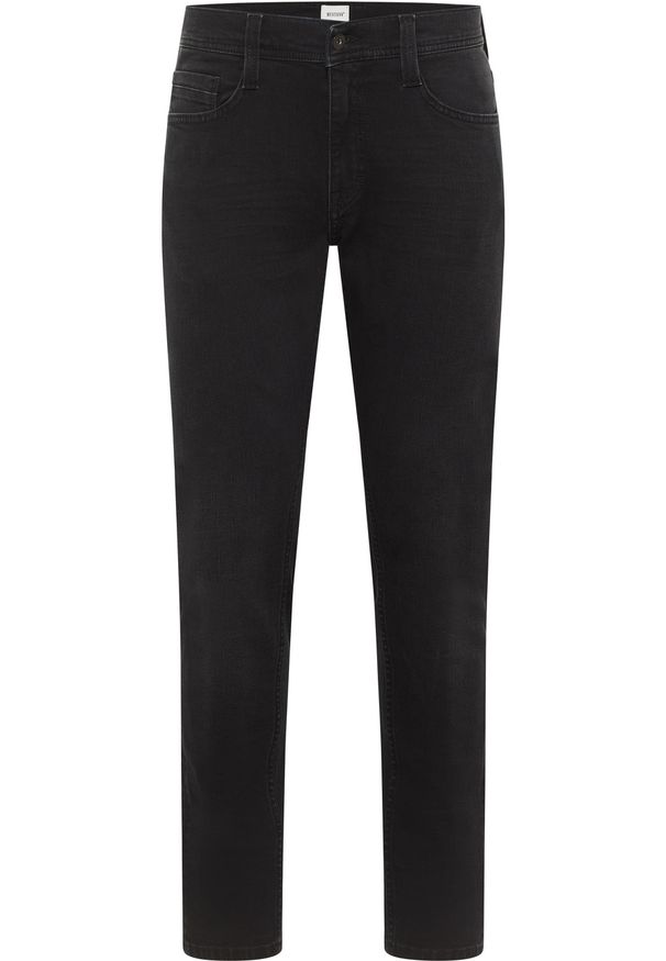 Męskie Spodnie Jeansowe Mustang Style Oregon Slim Denim Black 1015866 4000 842