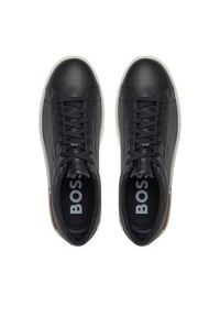 BOSS - Boss Sneakersy Clint 50502885 10249945 01 Czarny. Kolor: czarny. Materiał: skóra