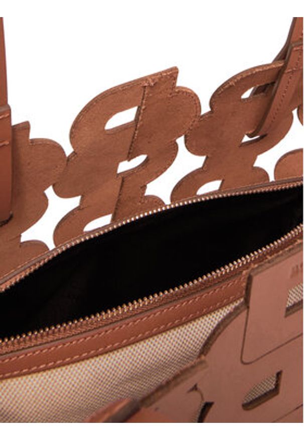 BOSS Torebka Lindah 50541981 Brązowy. Kolor: brązowy. Materiał: skórzane