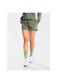Damskie Szorty bawełniane Hummel Active. Kolor: zielony. Materiał: bawełna. Sport: fitness