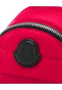 MONCLER - Czerwony plecak Kilia. Kolor: czerwony. Materiał: materiał. Wzór: aplikacja #4