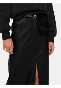 only - ONLY Spódnica z imitacji skóry Heidi 15322539 Czarny Regular Fit. Kolor: czarny. Materiał: skóra #4