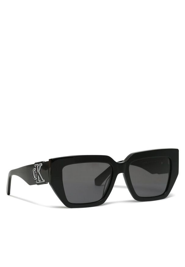 Calvin Klein Jeans Okulary przeciwsłoneczne CKJ23608S Czarny. Kolor: czarny