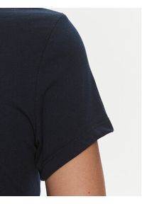 Tommy Jeans T-Shirt Essential DW0DW17839 Granatowy Slim Fit. Kolor: niebieski. Materiał: bawełna, syntetyk