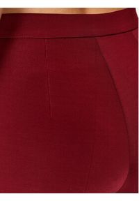 Pinko Spodnie materiałowe Hulka 100054 A04I Bordowy Regular Fit. Kolor: czerwony. Materiał: wiskoza