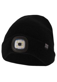 HEAT KEEPER - Czapka termiczna + latarka LED męska Jeden rozmiar - 4 sztuki. Kolor: czarny. Materiał: poliakryl. Sezon: zima. Styl: sportowy #1