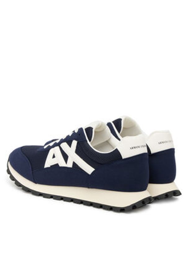 Armani Exchange Sneakersy XM001960 AF19388 MB005 Granatowy. Kolor: niebieski. Materiał: materiał