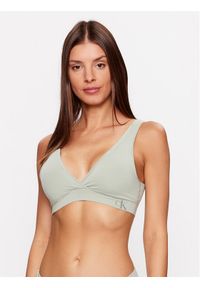 Calvin Klein Underwear Biustonosz top 000QF7111E Zielony. Kolor: zielony. Materiał: bawełna #1