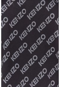 Kenzo - KENZO Czarny t-shirt damski w logo, Rozmiar XS. Kolor: czarny #4