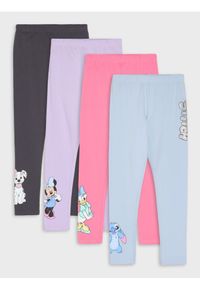 Sinsay - Bawełniane legginsy 4 pack - wielobarwny. Materiał: bawełna #1