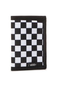 Vans Duży Portfel Męski Slipped VN000C32HU01 Czarny. Kolor: czarny. Materiał: materiał