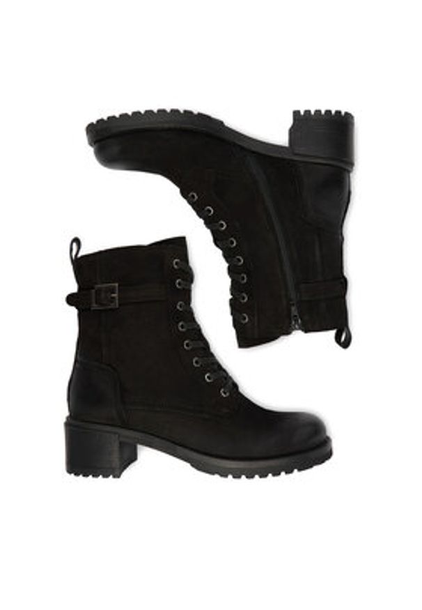 Lasocki Trzewiki CEO-WI23-TR24-05 Czarny. Kolor: czarny. Materiał: skóra, nubuk