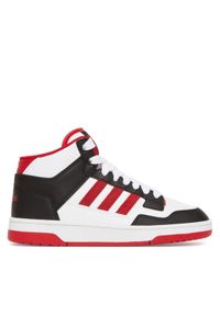 Adidas - adidas Sneakersy Rapid Court Mid JR3160 Biały. Kolor: biały. Materiał: skóra