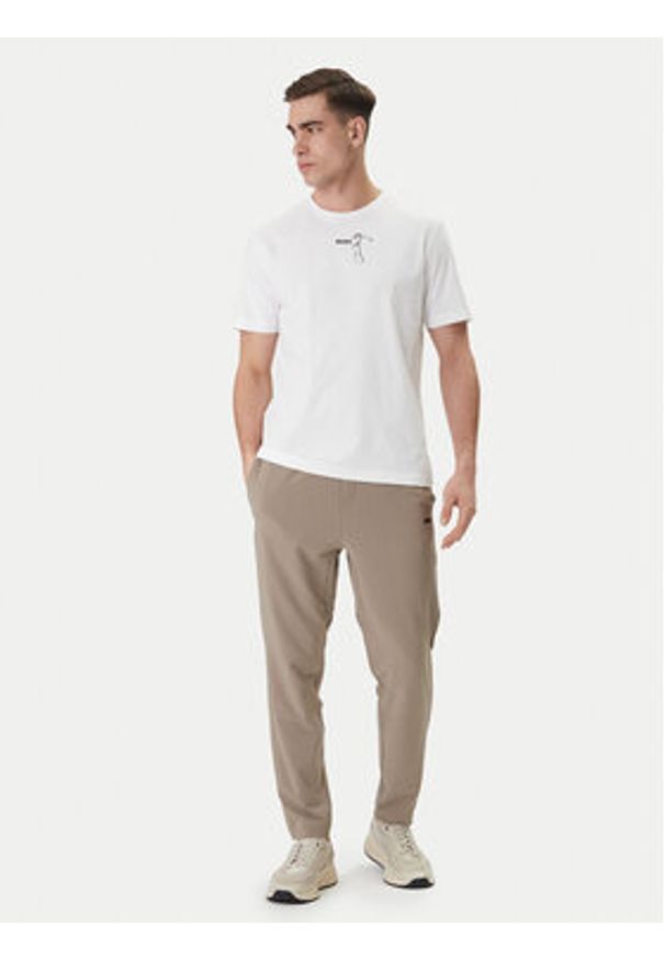 BOSS T-Shirt Birdie 50559387 Biały Regular Fit. Kolor: biały. Materiał: bawełna