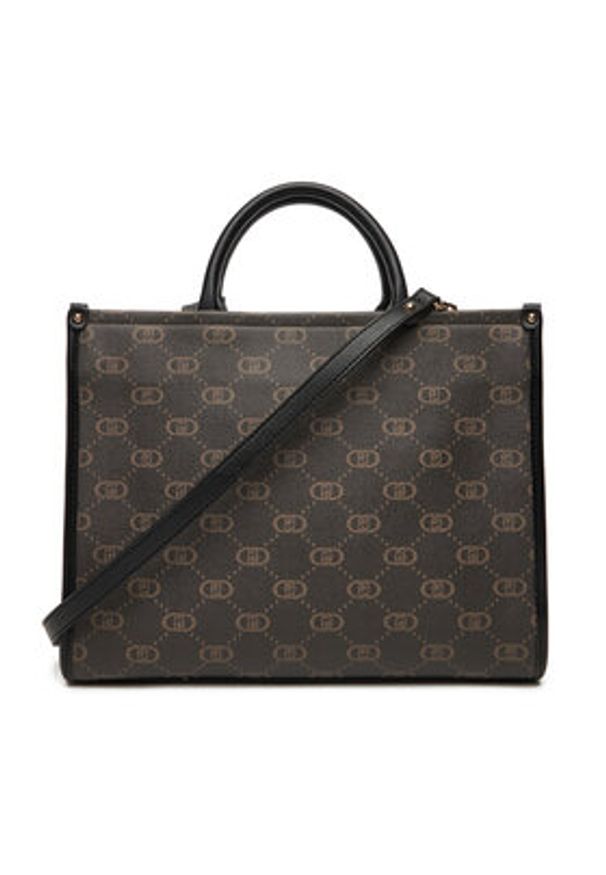 Liu Jo Torebka Ecs M Tote AF5206 E0668 Czarny. Kolor: czarny. Materiał: skórzane