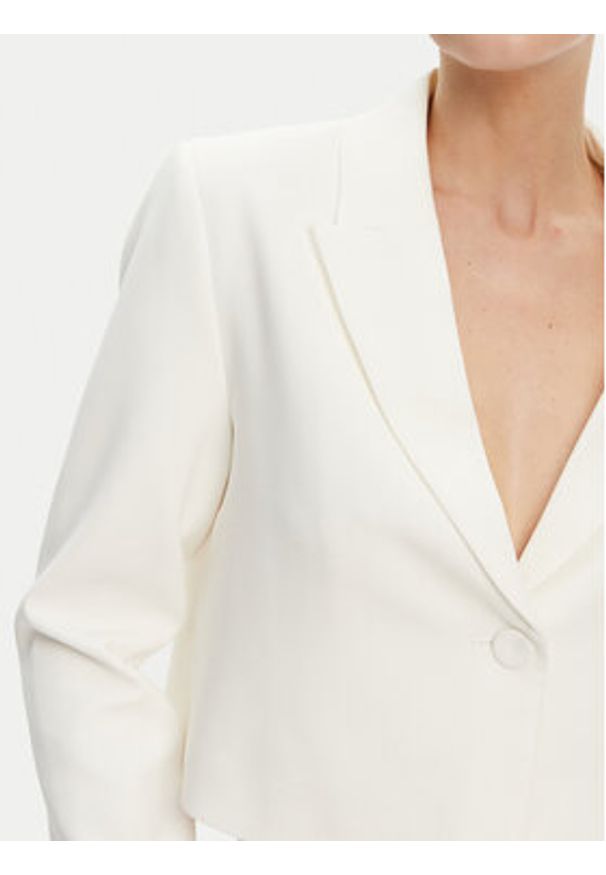 Tatuum Marynarka Reneta T2508.024 Écru Slim Fit. Kolor: kremowy. Materiał: syntetyk