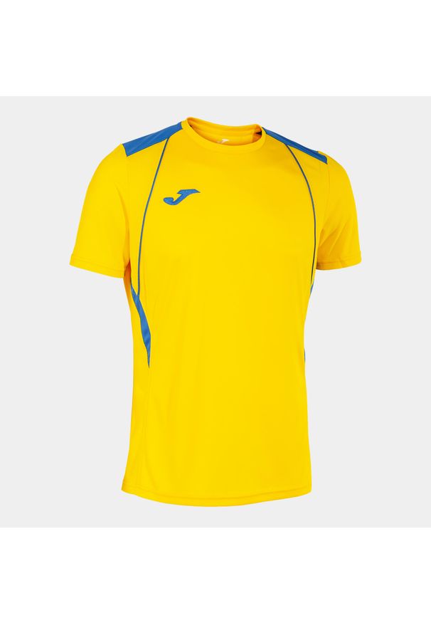 Jersey Joma Championship VII. Kolor: żółty, niebieski, wielokolorowy. Materiał: poliester, jersey. Sport: piłka nożna