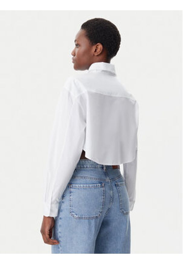 Calvin Klein Jeans Koszula J20J225078 Biały Relaxed Fit. Kolor: biały. Materiał: bawełna