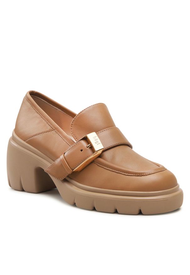 Półbuty HÖGL 4-104413 Toffee 2800. Kolor: brązowy. Materiał: skóra