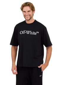 OFF-WHITE Czarny t-shirt Big Bookish Skate. Kolor: czarny #6