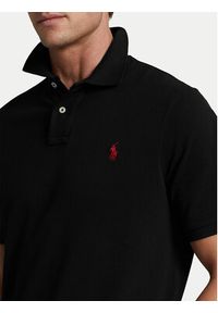 Polo Ralph Lauren Polo 710783656020 Czarny Classic Fit. Typ kołnierza: polo. Kolor: czarny. Materiał: bawełna #4