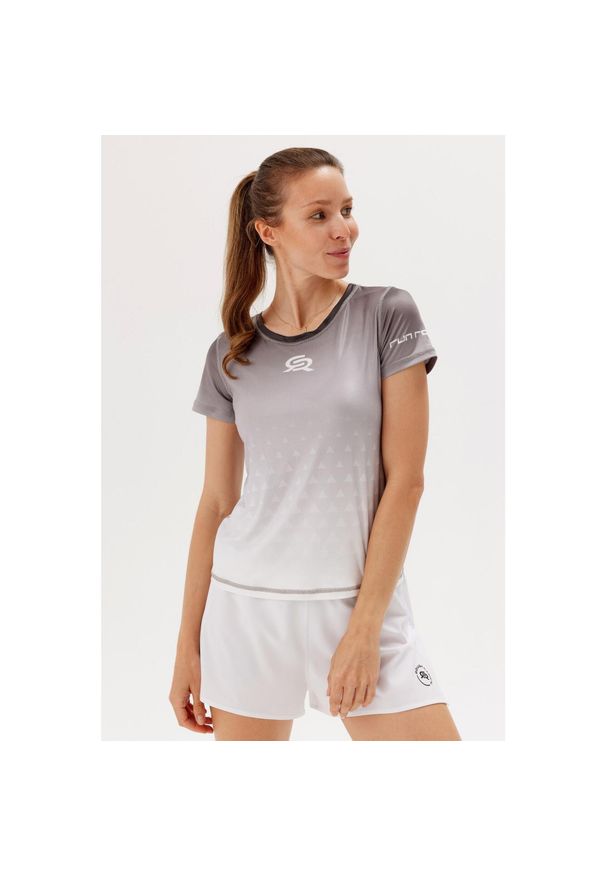 ROUGH RADICAL - Damska koszulka biegowa Rough Radical Support Tee Women. Kolor: szary