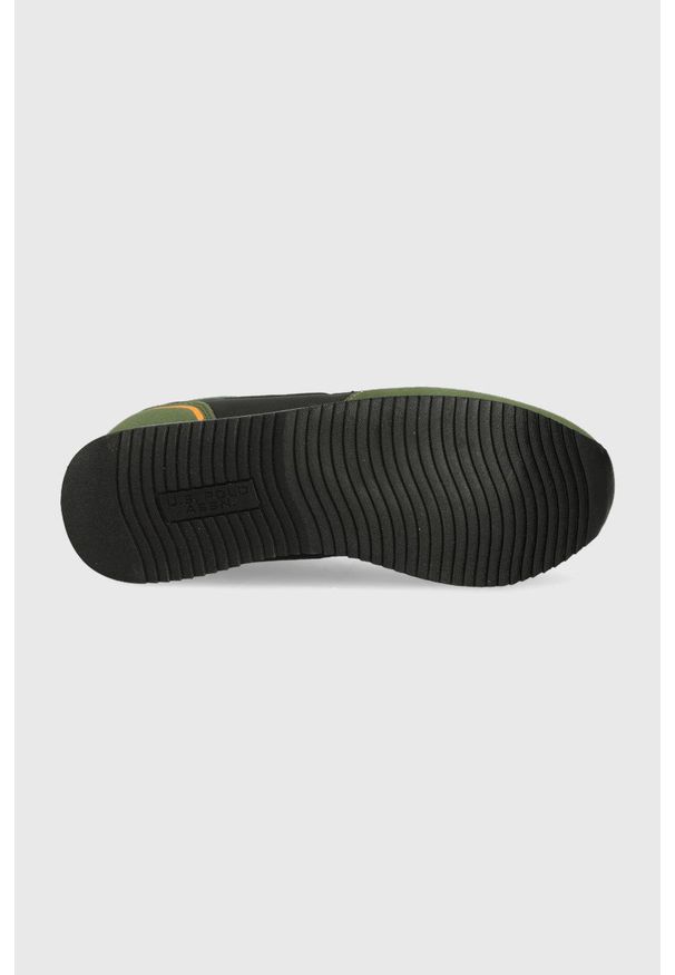 U.S. Polo Assn. sneakersy kolor zielony. Nosek buta: okrągły. Zapięcie: sznurówki. Kolor: zielony. Materiał: guma