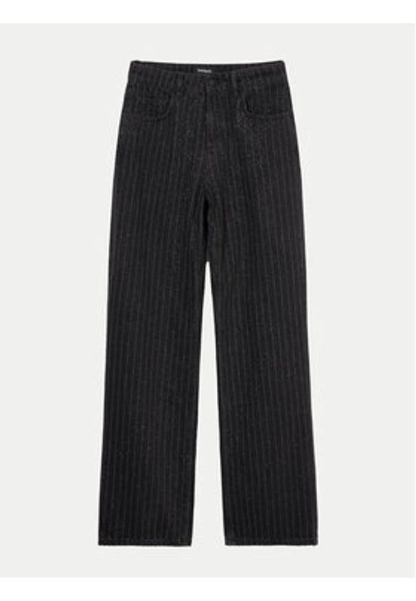 Desigual Jeansy Beneida 24WWDD58 Czarny Straight Fit. Kolor: czarny