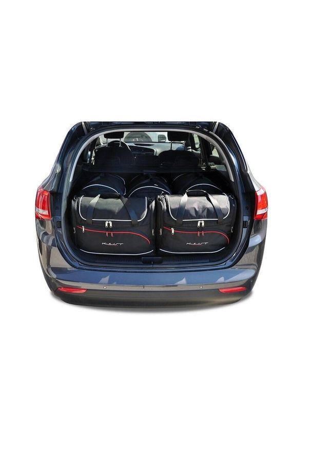 KJUST - Torby Do Bagażnika Kia Cee'D Kombi 2012-2018 5Szt Kjust. Kolor: czarny. Styl: sportowy