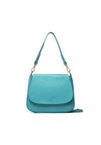 Torebka Creole S10567 Zielony D32. Kolor: turkusowy. Materiał: skórzane #1