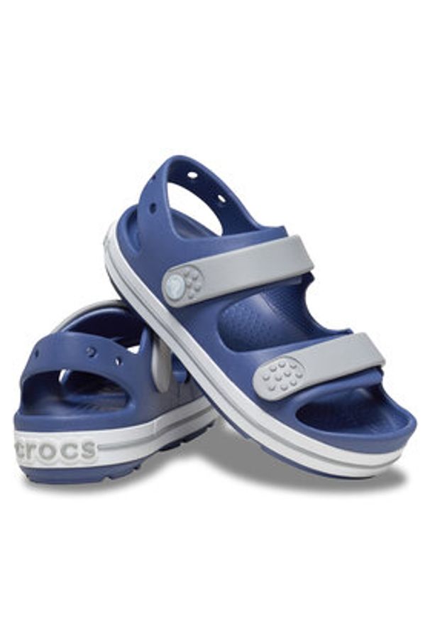 Crocs Sandały Crocband Cruiser Sandal Kids 209423 Szary. Kolor: szary