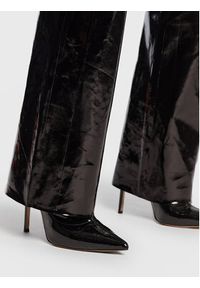 GESTUZ - Gestuz Spodnie skórzane Gocha 10906553 Czarny Wide Leg. Kolor: czarny. Materiał: skóra #5