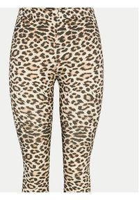 Pieces Legginsy Naja 17156977 Beżowy Regular Fit. Kolor: beżowy. Materiał: bawełna #6