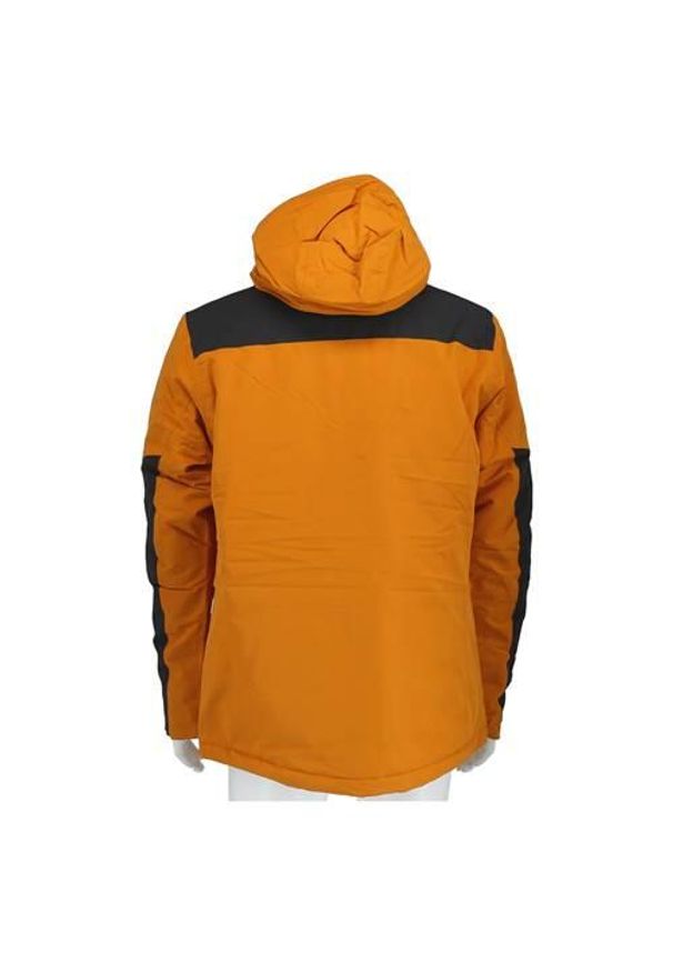 Kurtka w góry męska Jack Wolfskin A61872M0043. Typ kołnierza: kaptur, golf. Kolor: pomarańczowy. Materiał: syntetyk. Sport: wspinaczka