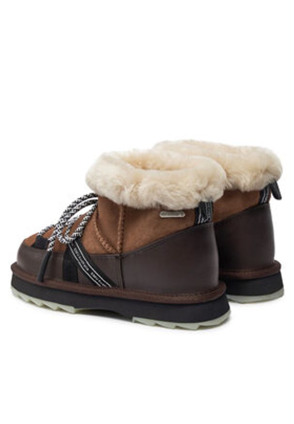 EMU Australia Śniegowce Blurred Micro W13129 Brązowy. Kolor: brązowy. Materiał: skóra