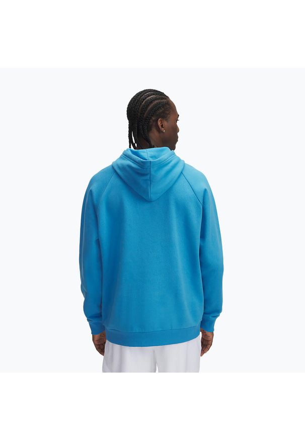 Bluza męska Under Armour Rival Fleece Logo HD. Kolor: niebieski. Sport: fitness