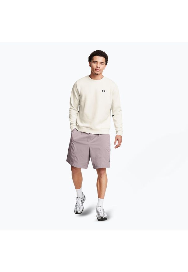 Bluza męska Under Armour Unstoppable Fleece Crew. Kolor: beżowy. Sport: fitness