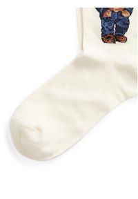 Polo Ralph Lauren Skarpety długie 455792964001 Biały. Kolor: biały. Materiał: materiał #2