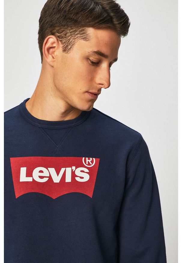 Levi's® - Levi's - Bluza. Okazja: na spotkanie biznesowe, na co dzień. Kolor: niebieski. Styl: biznesowy, casual