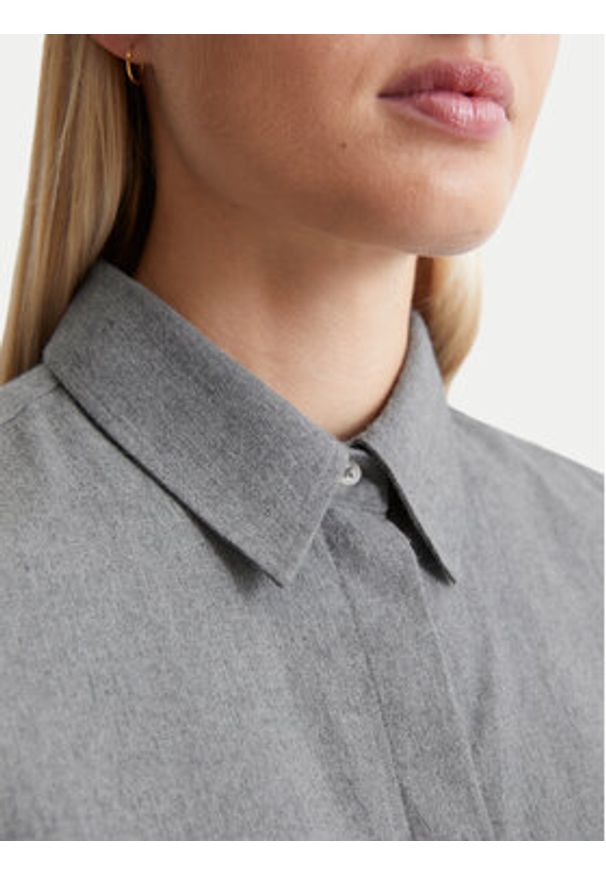 Marc O'Polo Koszula 409 0896 42451 Szary Regular Fit. Typ kołnierza: polo. Kolor: szary. Materiał: bawełna