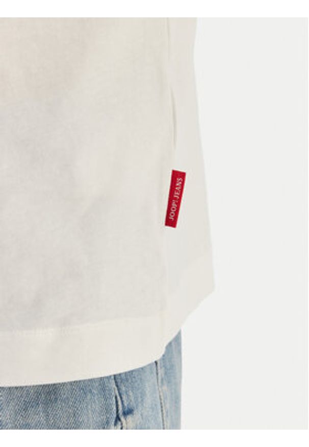 JOOP! Jeans T-Shirt JJJ-Lanakila 30101983 Écru Regular Fit. Materiał: bawełna