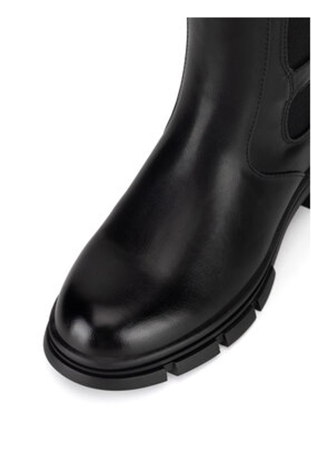 Jenny Fairy Sztyblety HY60187-2 Czarny. Kolor: czarny. Materiał: materiał