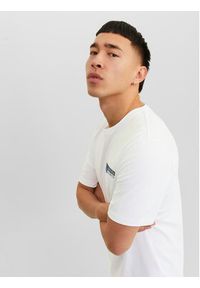 Jack & Jones T-Shirt Corp 12233999 Biały Standard Fit. Kolor: biały. Materiał: bawełna #5