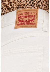 Levi's® - Levi's - Szorty jeansowe. Okazja: na spotkanie biznesowe, na co dzień. Stan: podwyższony. Kolor: beżowy. Materiał: jeans. Wzór: gładki. Styl: biznesowy, casual #4